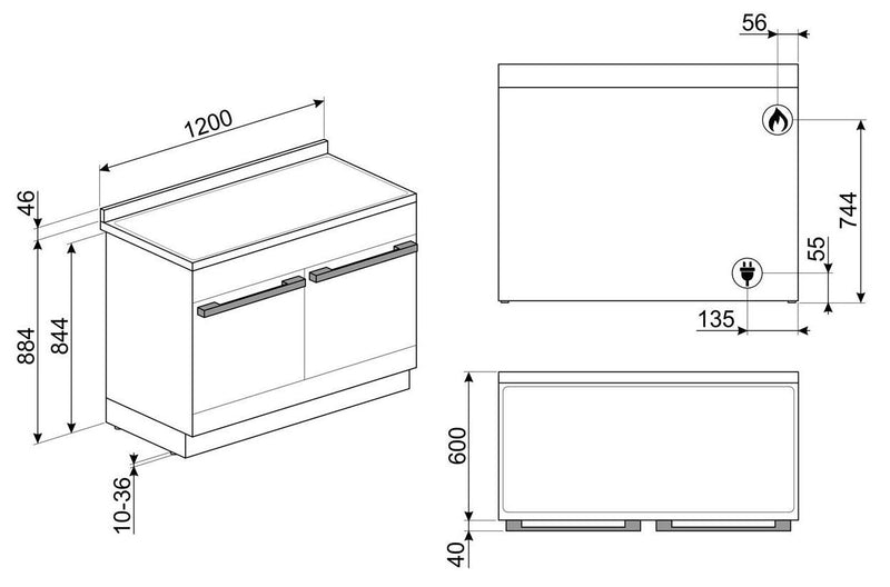 SMEG CPF120IGMPT