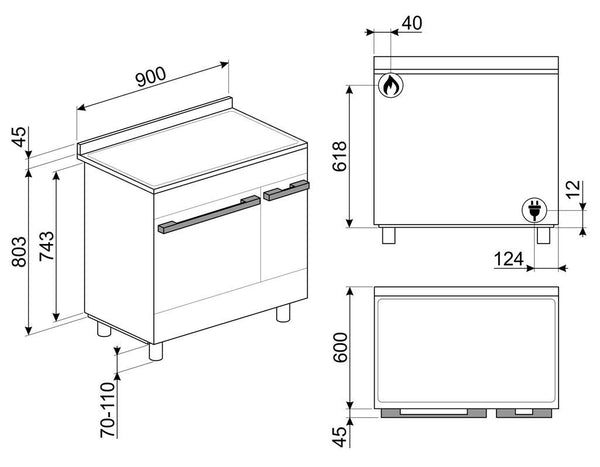 SMEG CPF92GMBL