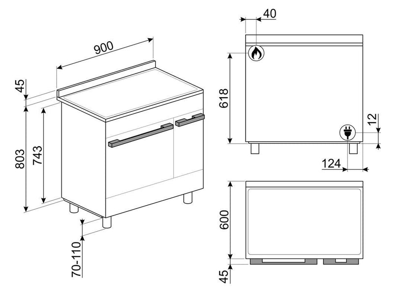 SMEG CPF92GMX