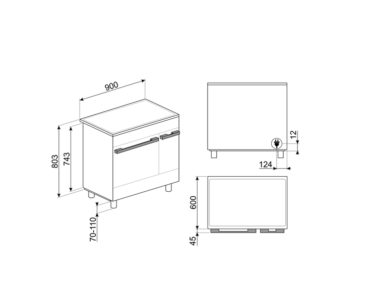 SMEG CPF92IMBL